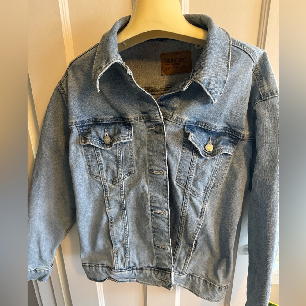 Levi Strauss Signature Gold Women's Loose Trucker Jacket | L
